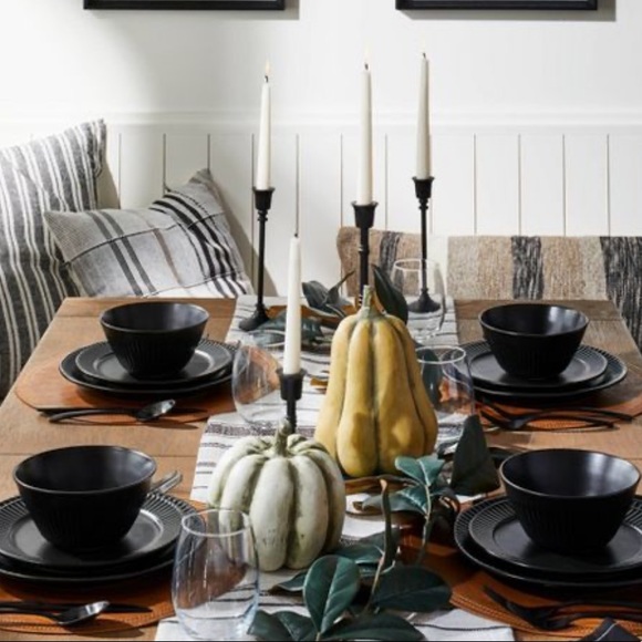 - Threshold™ 4pk Beverage Napkins Black - Picture 4 of 5